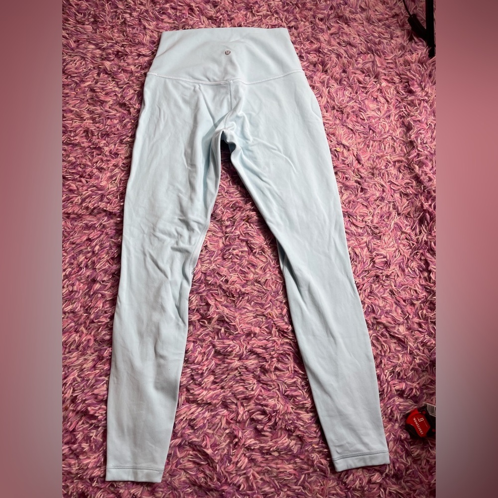 lululemon athletica Light Blue Leggings size 8 - Picture 2 of 7